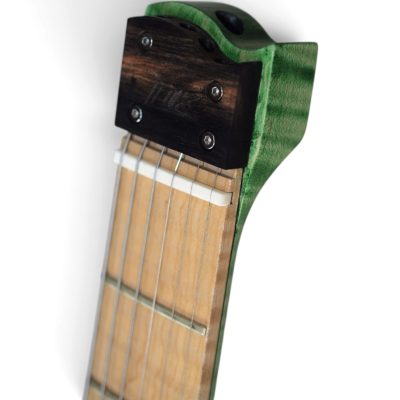 Custom Diplomat Boden Green Finish Headless 6 String Guitar - Image 12