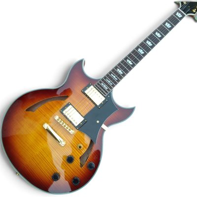 Custom Crown Johnny A Sunset Glow Flame Maple Top Bigsby Vibrato Tailpiece Guitar - Image 15