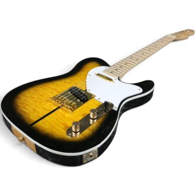 Custom Regent Merle Haggard Tuff Dog Quilted Maple Top Trans Sunburst Electric Guitar - Image 8