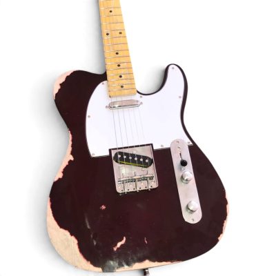 Custom Regent Burgundy Heavy Relic Aged Electric Guitar