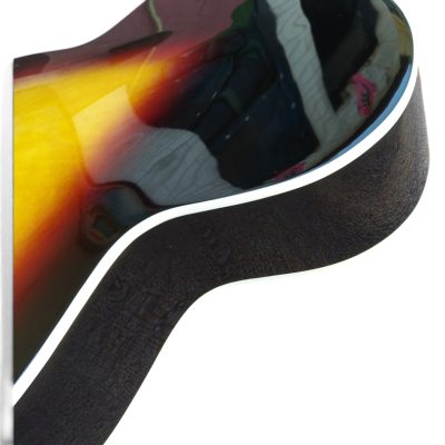 Custom Crown Vintage Sunburst ES125 Single P90 Pickups Hollow Body Electric Guitar - Image 11