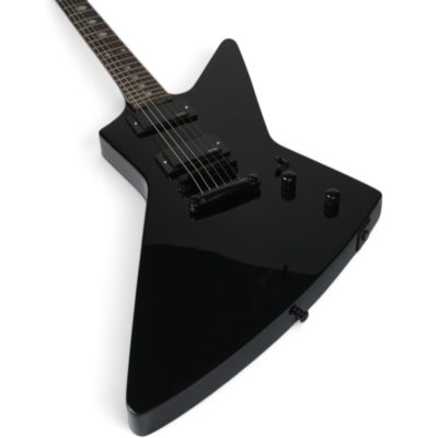 Custom Obsidian MX220 Black Explorer Electric Guitar