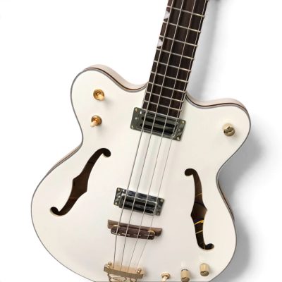 Custom Sovereign Tom Aged White Falcon 4 String Bass - Image 11
