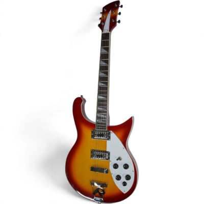 Custom Nova Fireglo Sunburst Finish 620 Solid Body Electric Guitar - Image 7