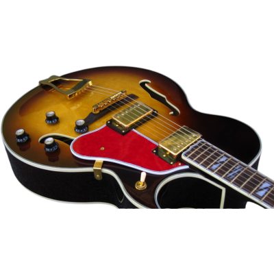 Custom Crown ES175 Vintage Yellow Sunburst Hollow Body Archtop Florentine Cutaway Guitar - Image 8