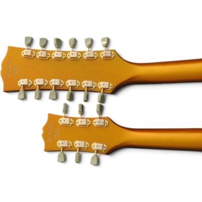 Custom Crown SG Don Felder Metallic Gold EDS1275 Double Neck 12 6 String Guitar - Image 8