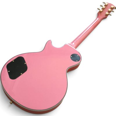 Custom Crown Mick Bubblegum Pink Finish Electric Guitar - Image 6