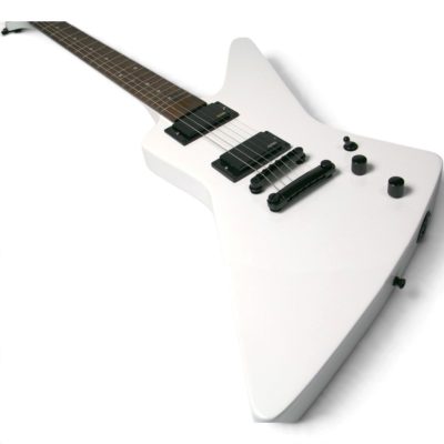 Custom Obsidian Hetfield MX220 Explorer White Electric Guitar