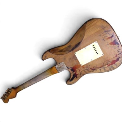 Custom Regent SRV Heavy Aged Relic Distressed Stevie Ray Tobacco Sunburst Guitar - Image 7