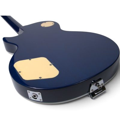 Custom Crown Blue Quilt Top Neil Young Bigsby Vibrato Tailpiece P90 Pickups Guitar - Image 9