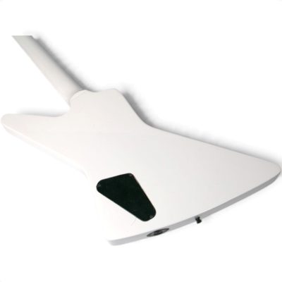 Custom Obsidian Hetfield MX220 Explorer White Electric Guitar - Image 8