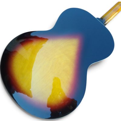 Custom Crown Vintage Sunburst ES125 Single P90 Pickups Hollow Body Electric Guitar - Image 16