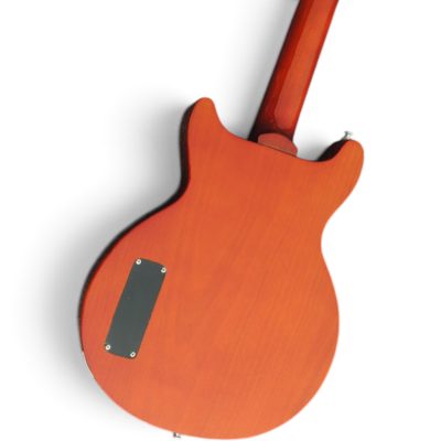Custom Crown Junior Double Cutaway P90 Pickups Armstrong Rust Red Orange Electric Guitar - Image 8