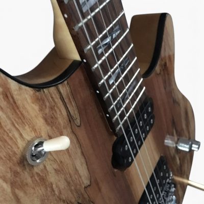 Custom Lazu Wolfgang Deadwood Spalted Maple Eddie Floyd Rose Tremolo Electric Guitar - Image 9