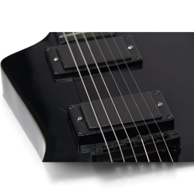 Custom Obsidian Hetfield EII Explorer Black Electric Guitar - Image 8