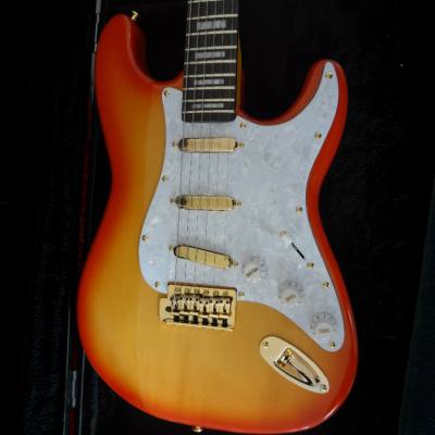 Custom Regent Cherry Sunburst Finish Electric Guitar