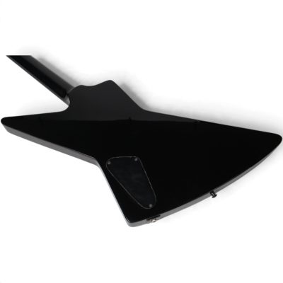 Custom Obsidian Hetfield EII Explorer Black Electric Guitar - Image 9