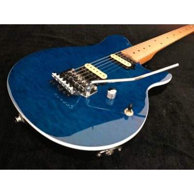 Custom Aether Wolfgang Axis Blue Quilt Maple Top Floyd Rose Tremolo Guitar - Image 9