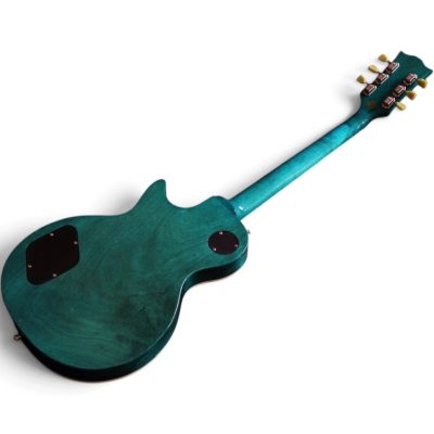 Custom Crown Teal Green Flamed Maple Top Snakepit Electric Guitar - Image 8