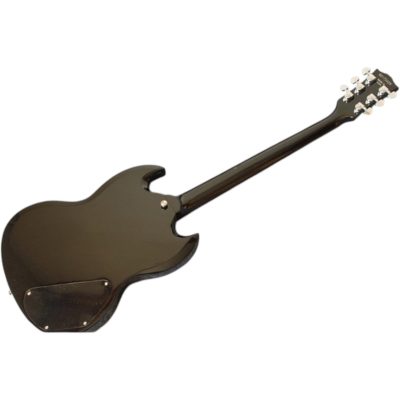 Custom Crown Left Handed Angus Black Tony Lommi Finish SG Cross Inlays Guitar - Image 8