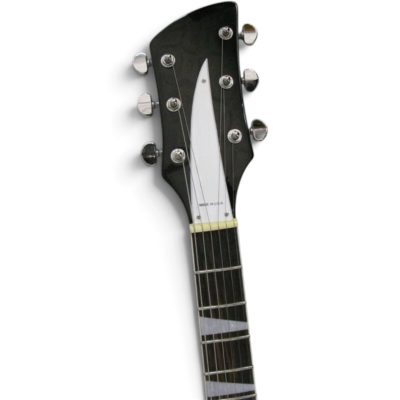 Custom Nova Slash Soundhole Black Jetglo 360 George 6 String Guitar - Image 5