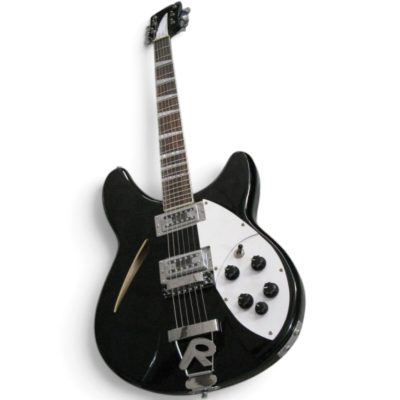 Custom Nova Slash Soundhole Black Jetglo 360 George 6 String Guitar - Image 6
