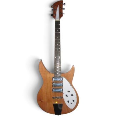 Custom Nova Naturalglo 325 Lennon 6 String Electric Guitar - Image 2