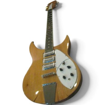 Custom Nova Naturalglo 325 Lennon 6 String Electric Guitar - Image 5