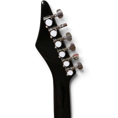 Custom Empire 400 Black Pink Shark Inlays Electric Guitar - Image 8