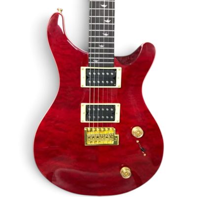 Custom Monarch Red Quilt Maple Top Electric Guitar