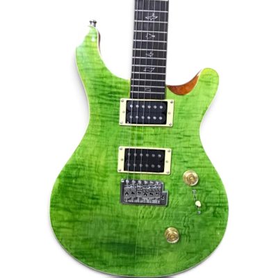 Custom Monarch Green Burst Tiger Maple Top Electric Guitar
