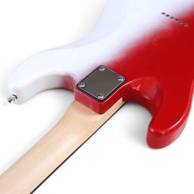 Custom Regent Jimi Hendrix Monterey White Candy Apple Red Burst 12 String Electric Guitar - Image 5