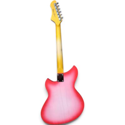 Custom Pearl SGV P90 Pickups Fhole Takeshi Teardrop Flamingo Pink Salmon Burst Floyd Rose Tremolo Guitar - Image 6