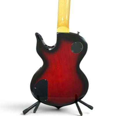 Custom Titan Black Burst Red Quilt Maple Top Audio Wylde Bullseye Buzzsaw Electric Guitar - Image 7