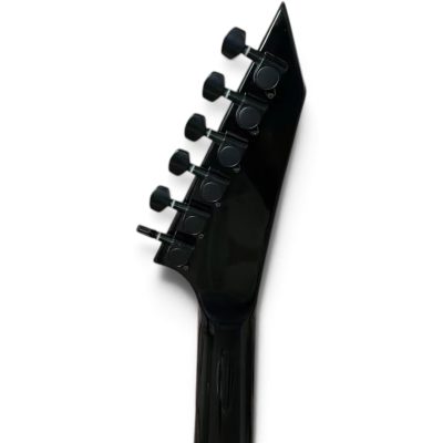 Custom Obsidian Hand Painted Black White Zombie Graphic Kirk Hammett Electric Guitar Floyd Rose Tremolo - Image 8