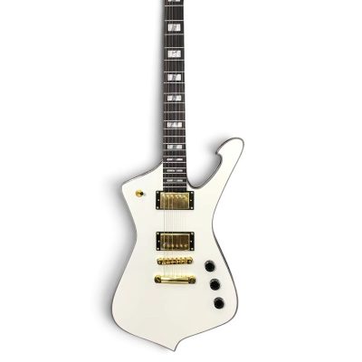 Custom Axis STM Iceman Stanley White Electric Guitar - Image 2