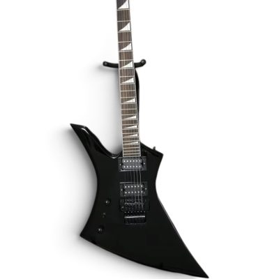 Custom Race KE2 Black Kelly Electric Guitar Floyd Rose Tremolo - Image 2