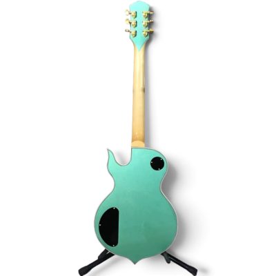 Custom Titan Green Black Wylde Grail Psychic Bullseye Rawtop Electric Guitar (Copy) - Image 6