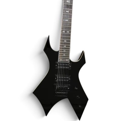 Custom Norturne Master Mick Onyx Black Warlock Guitar Floyd Rose Tremolo
