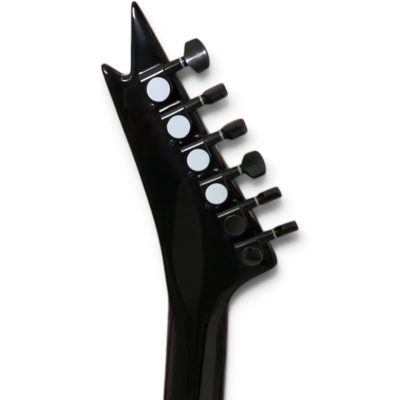 Custom Aurelius Star Frehley Black White Geometric Lightning Flash Graphic Floyd Rose Tremolo Guitar Single Pickup - Image 8