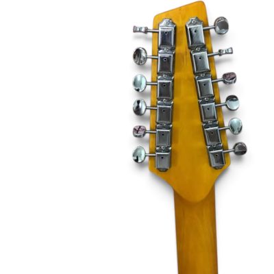 Custom Pyrite Red Brian Jones Teardrop Guitar Bigsby Tremolo 12 String - Image 8