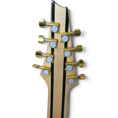 Custom Drift Pastel Powder Blue Finish Multi Scale Larada 8 String Fanned Fret Guitar - Image 8