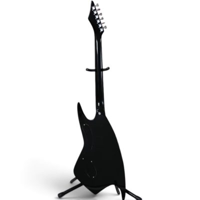 Custom Empire 400 Black Pink Shark Inlays Electric Guitar - Image 6
