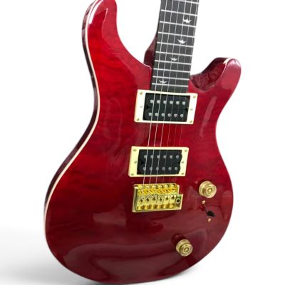 Custom Monarch Red Quilt Maple Top Electric Guitar - Image 5