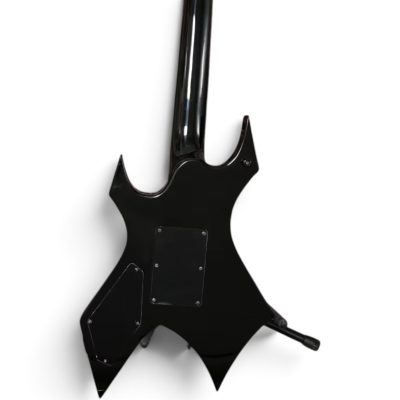 Custom Norturne Master Mick Onyx Black Warlock Guitar Floyd Rose Tremolo - Image 6
