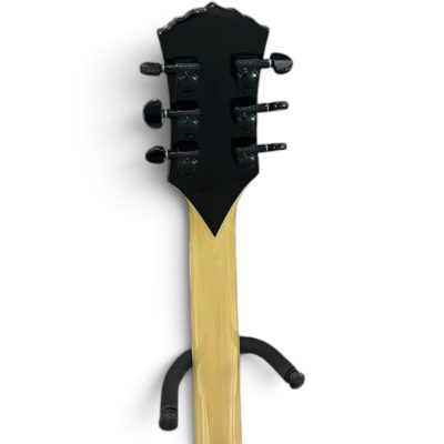 Custom Titan Black Burst Red Quilt Maple Top Audio Wylde Bullseye Buzzsaw Electric Guitar - Image 8