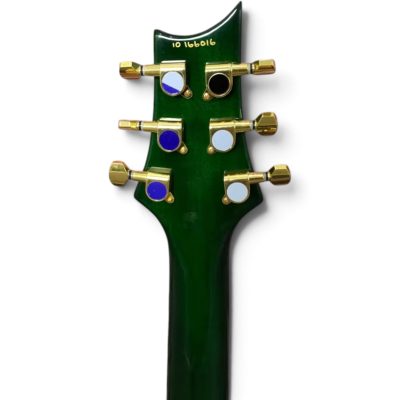 Custom Monarch Santana Emerald Green Quilt Maple Top Finish Dragon Design Electric Guitar - Image 9