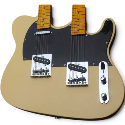 Custom Regent Cream Finish Richie Sambora Double Neck Guitar 6 String 6 String - Image 6