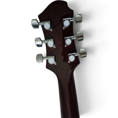 Custom Abyss James Blue Green Abalone Mosaic Mother of Pearl Borders Electric Guitar - Image 2