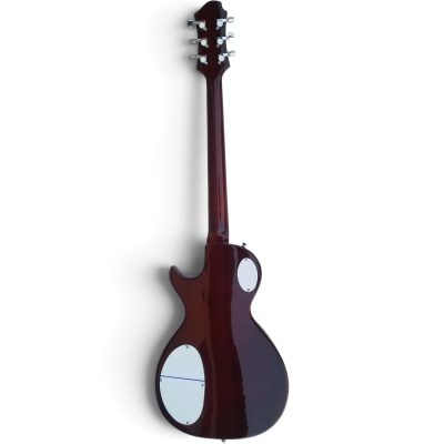 Custom Abyss Ronnie Wood White Mother of Pearl Mosaic Top Abalone Electric Guitar - Image 8